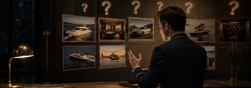 Concierge reviewing supplier options with no performance data